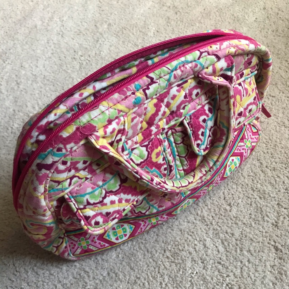 Vera Bradley Pink Paisley Small Handled Purse